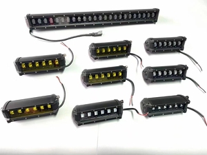 Spoiler <span class=keywords><strong>avant</strong></span> led lumières de toit plus de couleurs barres de toit en poudre pour Land rover defender barres de toit en acier - Product Image 5