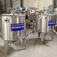 Réservoir de stérilisation au lait de chamelle Blancs d'œufs Jus de vin Bobine professionnelle Pasteurisateur de jus Htst à vendre