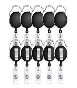 Porta Badge Retrattile Personalizzabile in ABS per Infermieri, Cordino Ecologico Promozionale con Stampa Serigrafica Marca GEyi - Product Image 2