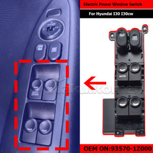 Interruttore di controllo alzacristalli elettrico 93570-1Z000 16 pin per <span class=keywords><strong>Hyundai</strong></span> I30 I30cw <span class=keywords><strong>2008</strong></span> 2009 2010 2011 935701 z000 935702 l020 - Product Image 4