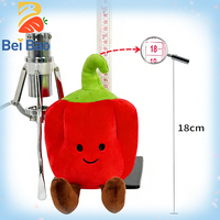 Offre Spéciale – Porte-clés en Peluche Personnalisé en Coton PP, Anti-stress, Lavé, en Forme de Poivron Rouge Souriant, Jouets en Peluche pour Enfants