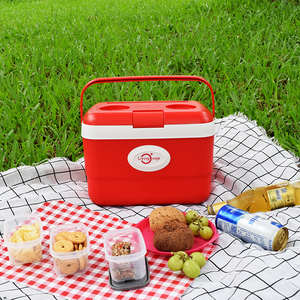 Nevera Portátil Aislada, Duradera y Conveniente, Diseño Moderno Mint Bunker, PP Ligero, Impermeable, Nevera Portátil para Interiores/Exteriores de 9L - Product Image 2