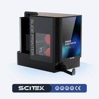 Imprimante à ruban thermique de bureau SCITEK, haute résolution, pour marquage de diapositives, impression de codes-barres pour la histologie et la pathologie