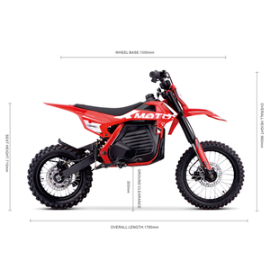 Motocicleta Todoterreno Eléctrica de 1200w y 48v, Motocicleta de Carreras Potente con Certificación CE - Product Image 6
