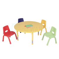 Meubles durables pour enfants Mobilier préscolaire Chaise de table pour enfants de l'école maternelle