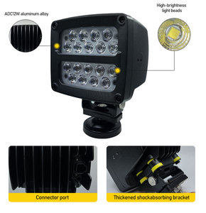 BSG180W LED 工作灯 7 英寸超亮黄色 LED 工作灯 20000LM 越野驾驶灯 IP68 防水 9-36V 12 个月保修 - Product Image 5