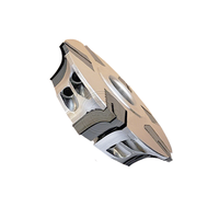 YUFU Lame de fraisage de face CNC personnalisable avec insert PCD diamanté, pour bord arrondi et finition, remplaçable, demi-cercle, quart de cercle, support OEM 45