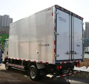 豪沃重型卡车新款轻型卡车悍马电动制冷柴油4x2 4WD手动变速器左欧6快速货车