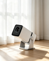 Projecteur LCD LED Mini Full HD HTP A86 1080p/720p Android 150 ANSI Lumens avec Haut-parleurs Stéréo HIFI Lampe Portable pour la Maison et le Bureau