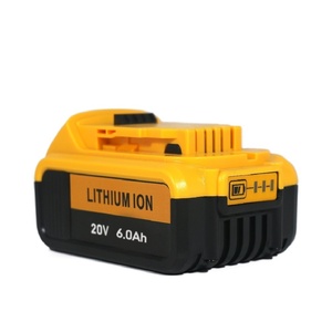 Batería de Iones de Litio de 18V 20V Máx. 4Ah 5Ah 6Ah de Repuesto para Herramientas Eléctricas Inalámbricas <span class=keywords><strong>Dewalt</strong></span> DCB200 <span class=keywords><strong>DCB180</strong></span> - Product Image 1