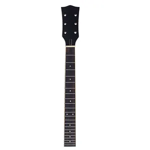 吉他琴颈22品24.75英寸枫木红木指板，用于莱斯保罗吉他更换零件