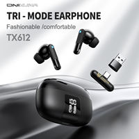 Auriculares para Juegos ONIKUMA 2026 TX612 con LED RGB de Modo Dual, Cancelación Activa de Ruido, Sonido Hi-Fi, Resistentes al Agua IPX4 5.3, ENC