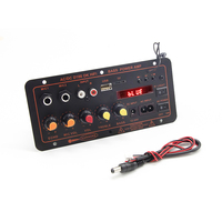 Haut-parleur à affichage LED 100W avec carte amplificateur Bluetooth Module lecteur MP3 32 Go de mémoire et module vocal sonore à tige de traction en fer