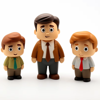 Enfants apprenant à faire semblant de jouer à la famille personnage famille Figurine PVC Anime figurine dessin animé figurines en vinyle jouets