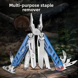 Herramienta Multiusos de Supervivencia al Aire Libre, Extractor de Clavos, Alicates Multifunción, Navaja Plegable Portátil para Camping y Auto - Product Image 2