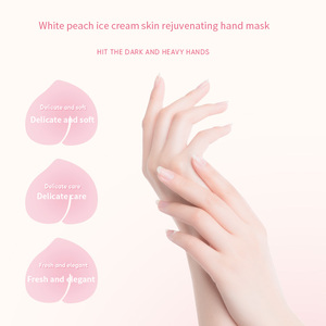 Crème glacée hydratante et adoucissante à l'huile de pêche rose, 1 pièce, soin pour les mains, lait Nicotinamide, blanchissant, exfoliant - Product Image 5