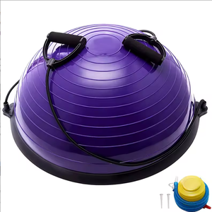 <span class=keywords><strong>Sfera</strong></span> di <span class=keywords><strong>Equilibrio</strong></span> in PVC di Alta Qualità, Superficie Antiscivolo, Base Semi-Circolare Rinforzata, Capacità di Carico 300 Libbre - Product Image 4