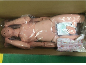 Simulator pengajaran resusitasi perawatan wanita laki-laki manekin latihan keperawatan PVC fungsi penuh untuk sekolah produk sains medis - Product Image 5