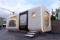 Tente d'événement extérieur T5 Capsule spatiale maison préfabriquée chambre pratique baches evenementielles tentes à baldaquin chapiteaux de mariage