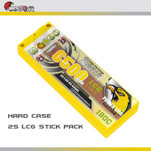 CODDAR 2S1P 6500 мАч 7,6 В 180C LiHV жесткий чехол 5 мм пуля набор 1/10 весов RC автомобили LCG RC LiPo аккумулятор - Product Image 5