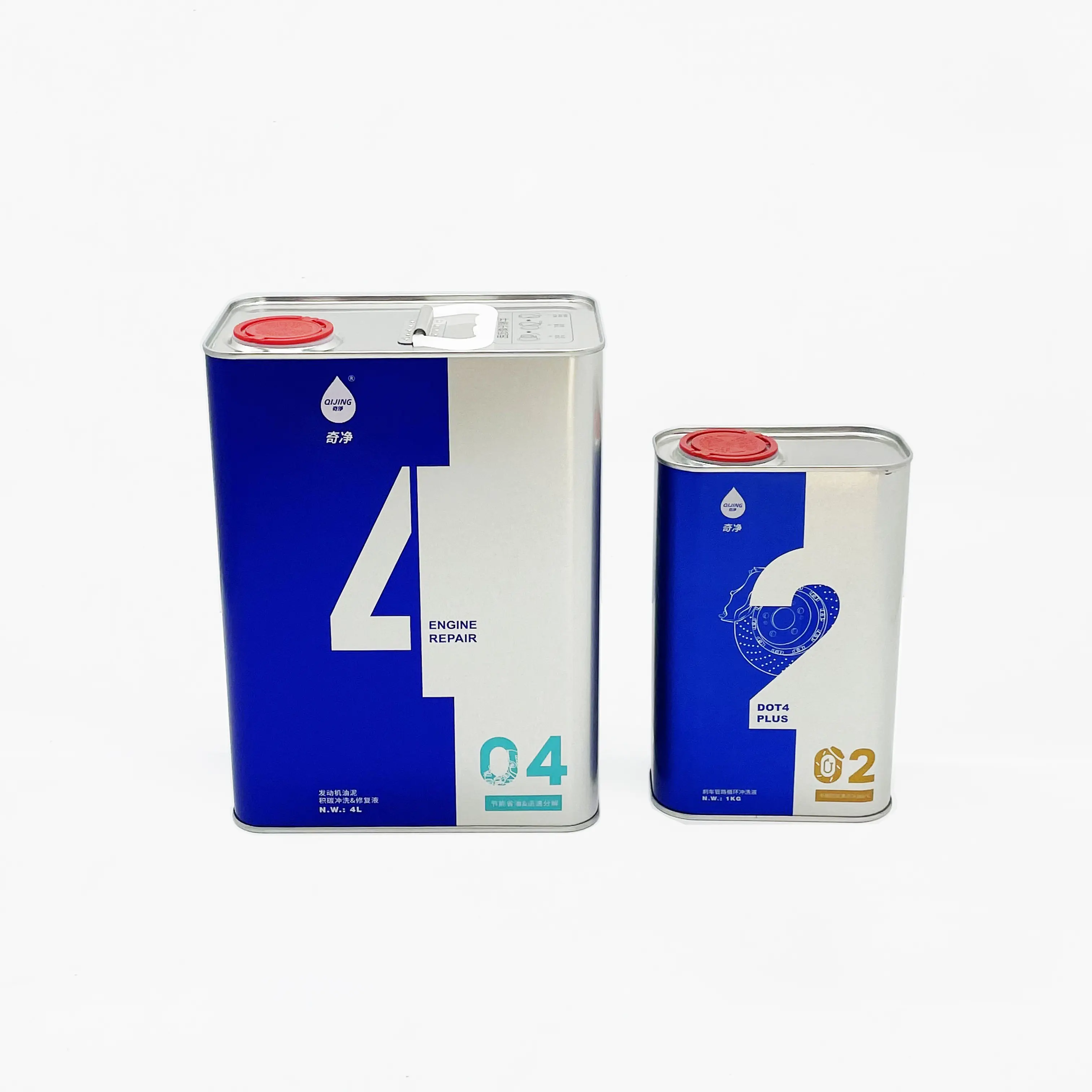4Lモーターオイル缶卸売カスタマイズ可能金属長方形