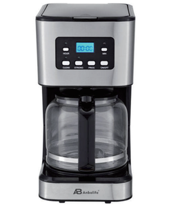 Anbolife NOUVEAU <span class=keywords><strong>Cafetière</strong></span> à filtre portable numérique automatique <span class=keywords><strong>italienne</strong></span> et turque 12 tasses avec pot <span class=keywords><strong>en</strong></span> <span class=keywords><strong>verre</strong></span> - Product Image 6