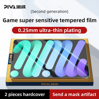 Protecteur d'écran PIVA haute définition, haute pénétration, tactile, lisse, sensible, film pour écran de tablette, placage sous vide pour iPad M2