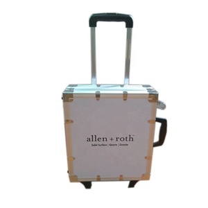 Main transporter des échantillons de <span class=keywords><strong>pierre</strong></span> affichage valise en aluminium échantillon cas - Product Image 3