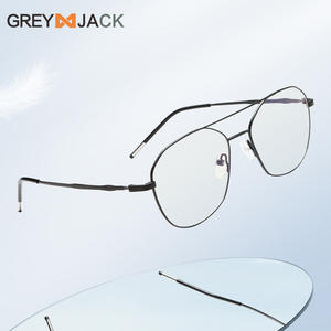 Nouvelles montures de lunettes en acier inoxydable pour femmes, verres transparents noirs, protection contre la lumière bleue, lunettes de lecture plano, à ressort - Product Image 5