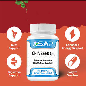 Soporte de fábrica, cabello saludable, semilla de Chía, suplementos nutricionales naturales, cápsula de Semilla de Chía, cápsulas de aceite de semilla de chía - Product Image 2