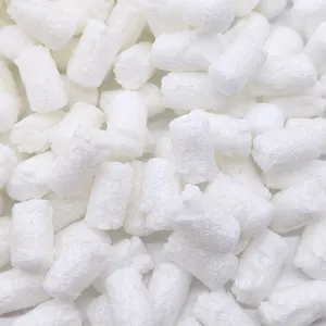 Umwelt freundliche Cu Ft White Bio Tube Recycelte anti statische Verpackung Maisstärke Verpackung Schaum Erdnüsse Popcorn Tube Form