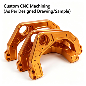 Piezas de Aluminio Mecanizadas por CNC de 5 Ejes, Anodizadas, Componentes de Soporte de Unión Automática para Modificación y Mejora del Rendimiento del Automóvil - Product Image 1