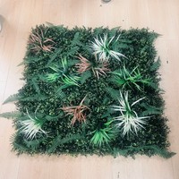 Vente en Gros de Plantes Artificielles Murs Fausses Fleurs Mur de Mariage Design Fleurs Décoratives Fond Vert Plantes Murales à Fleurs