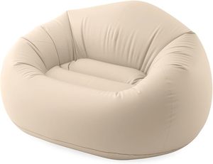 Sofá inflable de un asiento Lazybones, sofá moderno, cómodo, bolsa plana de PVC, cama de aire fácil de inflar, ocio interior y exterior - Product Image 1