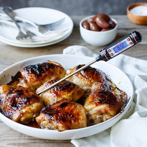 Termómetro de aceite con aguja, termómetro de alimentos de lectura instantánea, medidor de temperatura de carne con sonda para cocina y asados - Product Image 1