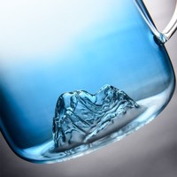 Pichet en verre coloré de grande capacité, moderne, écologique, anti-explosion, de qualité alimentaire, pour eau froide, vente en gros