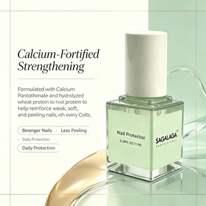 SAGALAGA - Endurecedor de Uñas con Pantotenoato de Calcio y Tratamiento de Queratina para Uñas Más Fuertes, Fórmula Nutritiva Rica - Product Image 1