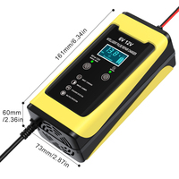 Chargeur de batterie de voiture et de moto intelligent à impulsions de réparation automatique, identification et conversion 6V4A/12V2A