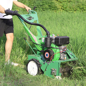 <span class=keywords><strong>Motoculteur</strong></span> Essence ou Diesel KATHER à Poussée Manuelle, Sarcleuse Rotative Agricole, Bêcheuse, Butteur et Cultivateur de Racines - Product Image 1