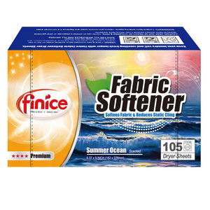 Hojas Suavizantes de Tela Desechables Sólidas Biodegradables y Ecológicas de la Serie Premium de Finice, con Fragancia Floral para Ropa y Lavandería - Product Image 2