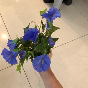 Petunia artificial de producción personalizada de plástico, Cestas colgantes, ramo de flores - Product Image 6