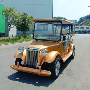 Voiture électrique de luxe classique de style rétro chinois, type voiturette de golf <span class=keywords><strong>vintage</strong></span>, avec des éléments de luxe et de style ancien - Product Image 2