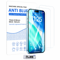 Protector de Pantalla Personalizado para Samsung S24 S25 Ultra, Película de Hidrogel Mate Anti Luz Azul, TPU, Privacidad, Corte a Medida