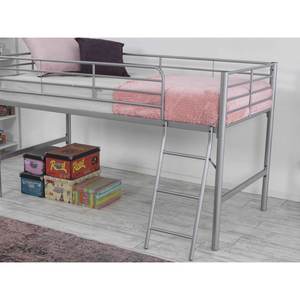 LILY Modern Metal Mid-Sleeper Bunk <b>Bed</b> Extendable Convertible Durable Iron <b>Frame</b> Single Double <b>Queen</b> <b>Sizes</b> Home Hotel Turkey - Product Image 2