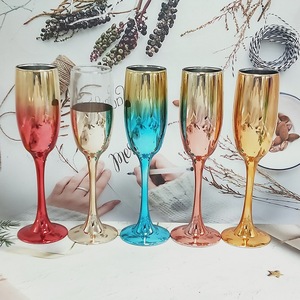 Wholesale Glassware Colored Embossed Wine Water Vintage Engraved Pressed Green <strong>Glass</strong> <strong>Silver</strong> Plated <strong>Goblet</strong> in Bulk