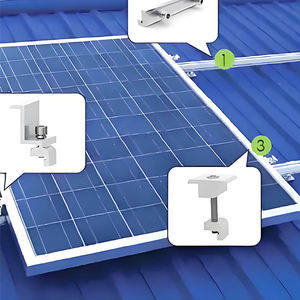 Staffa di Pressione Centrale in Lega di Alluminio per Accessori <span class=keywords><strong>Fotovoltaici</strong></span>, Collega il Pannello Solare - Product Image 6