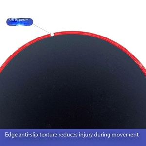 Discos Deslizantes Antideslizantes para <span class=keywords><strong>Pilates</strong></span>, Yoga y Fitness, Almohadillas Deslizantes para Entrenamiento de Coordinación Corporal Completa, Equipo de Entrenamiento para Gimnasio en Casa - Product Image 2
