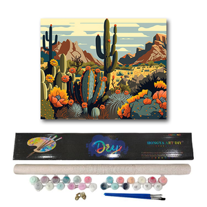 Paysage désertique de haute qualité bricolage peinture par numéros kit photos peinture peinture par numéros kits sur <span class=keywords><strong>toile</strong></span> - Product Image 1