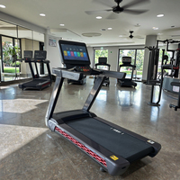 Tapis roulant électrique commercial intérieur à fort trafic avec écran LED, équipement d'entraînement cardio pour salle de sport