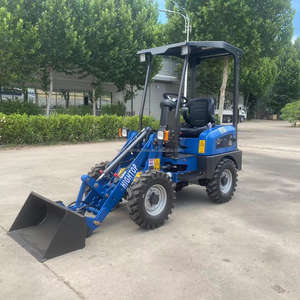 รถตักล้อยางขนาดเล็ก 4x4 1 ตัน พร้อมหัวขุดด้านหลัง แบตเตอรี่ขนาดใหญ่ ทนความเย็น ไม่ต้องบำรุงรักษา - Product Image 1